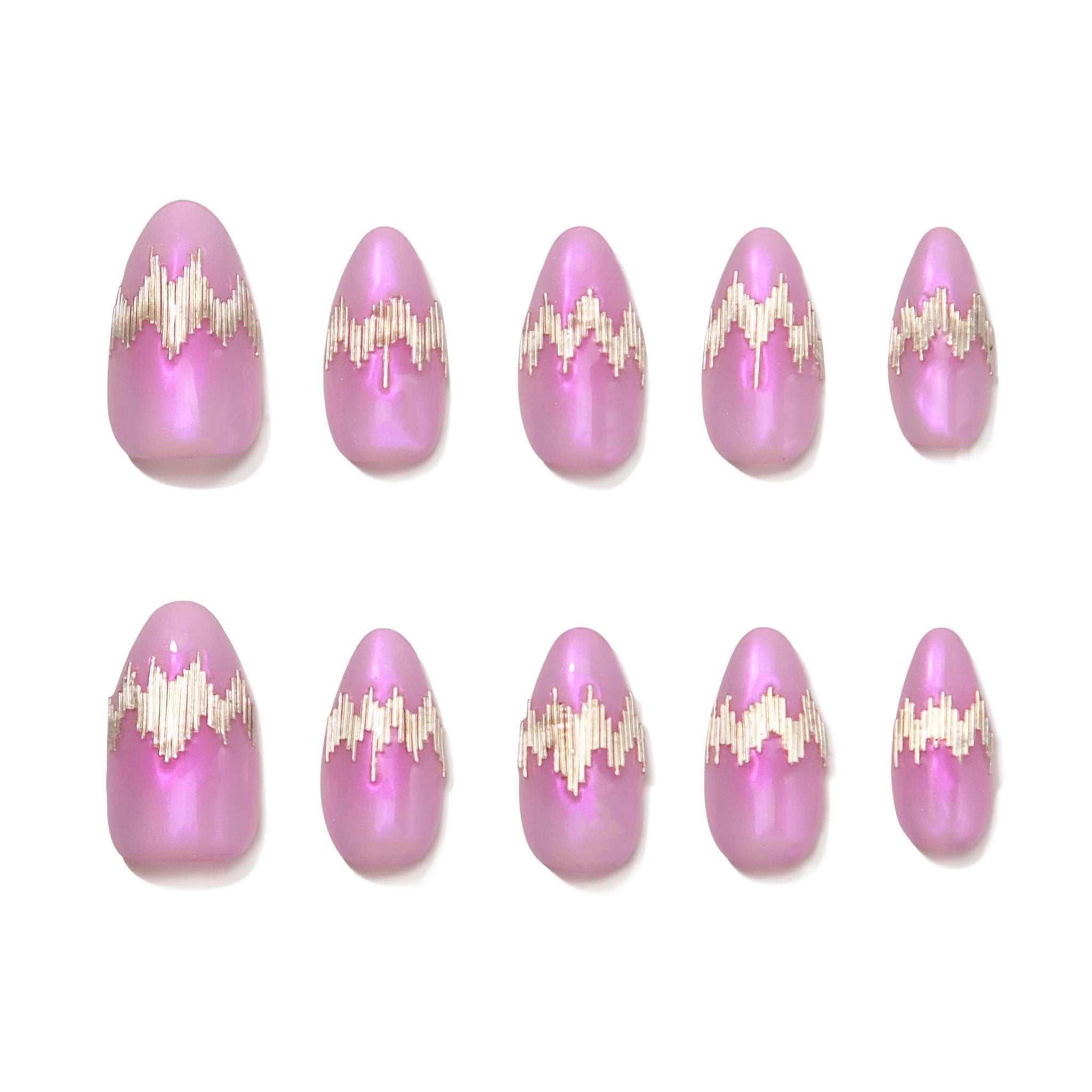 Aurora Rhythm - Press - on Nails - Snaps Chic