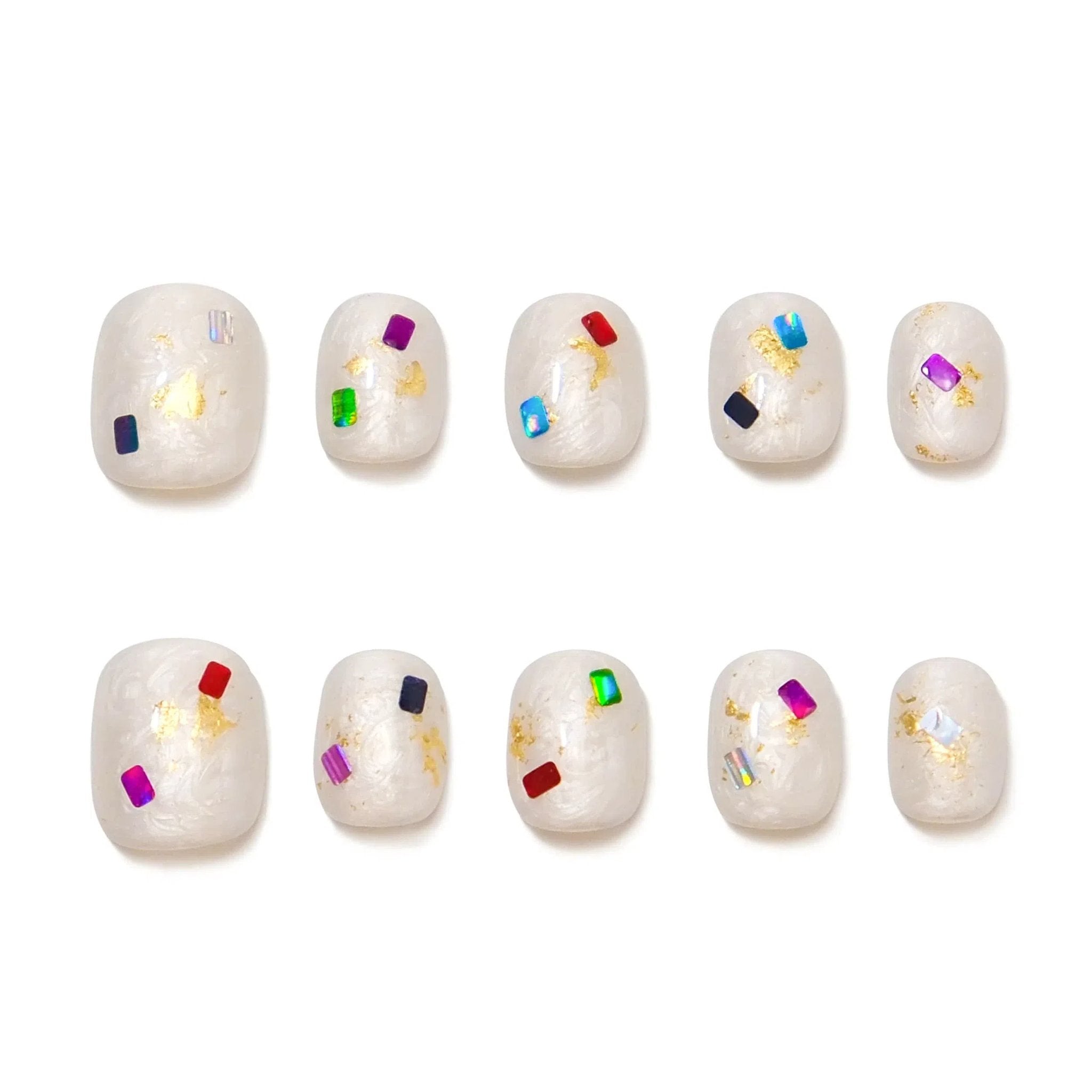 Pearl Spectrum - Press - on Nails - Snaps Chic