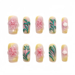 Aesthetic Blooms - Press - on Nails - Snaps Chic