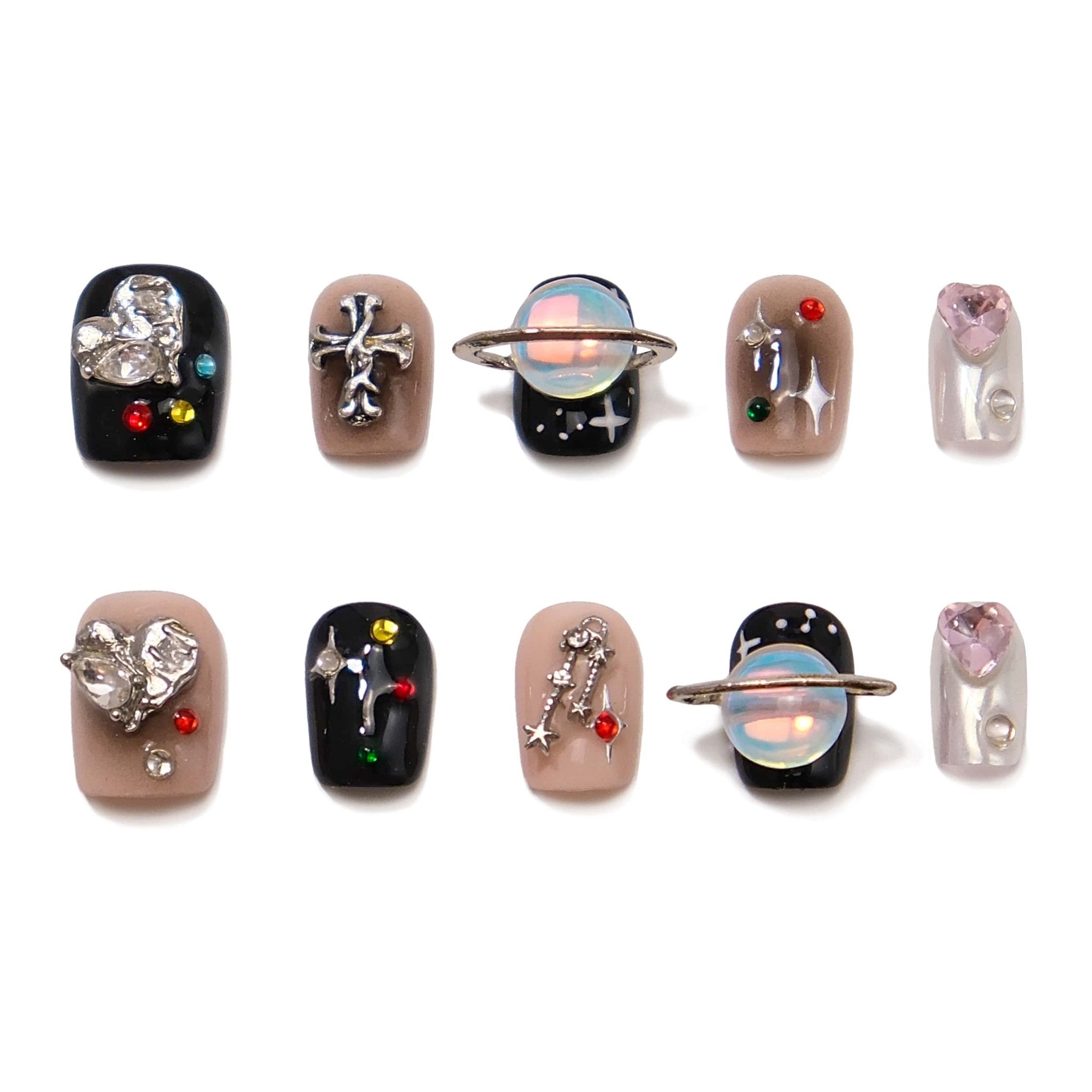 Cosmic Rebel - Press - on Nails - Snaps Chic