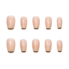 Creamy Edge - Press - on Nails - Snaps Chic