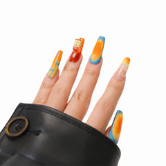 Drunk in Sunset - Press - on Nails - Snaps Chic