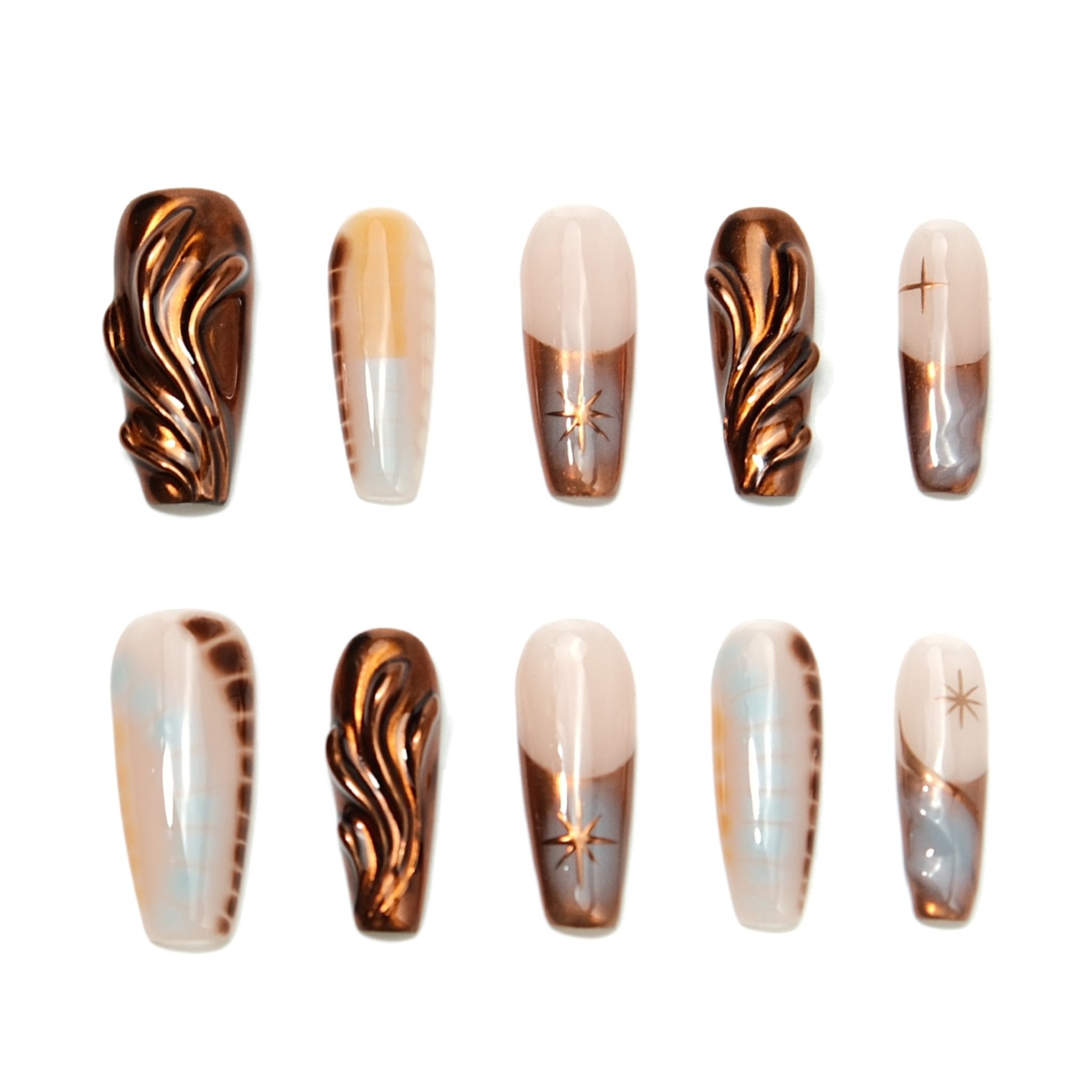 Fall for Fabulous - Press - on Nails - Snaps Chic