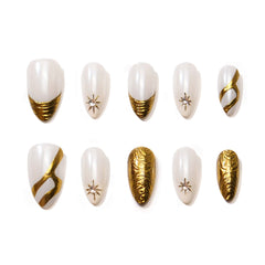 Golden Era - Press - on Nails - Snaps Chic