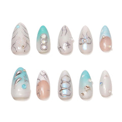 Mermaid Mood - Press - on Nails - Snaps Chic