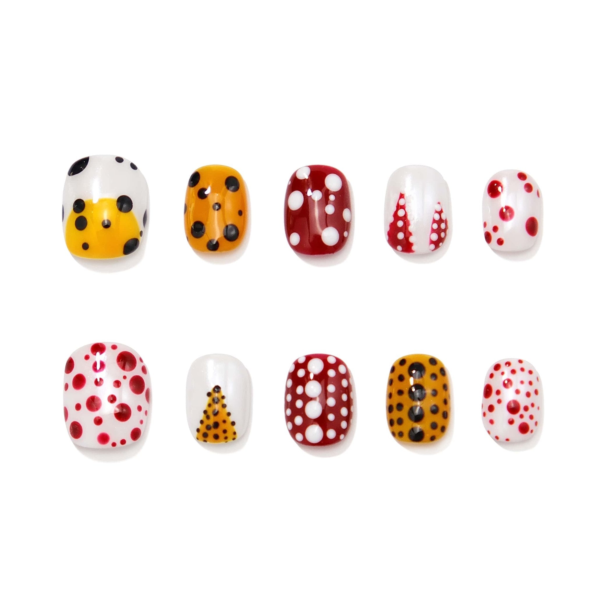 Polka Dot Fever - Press - on Nails - Snaps Chic