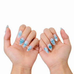 Starry Twirls - Press - on Nails - Snaps Chic